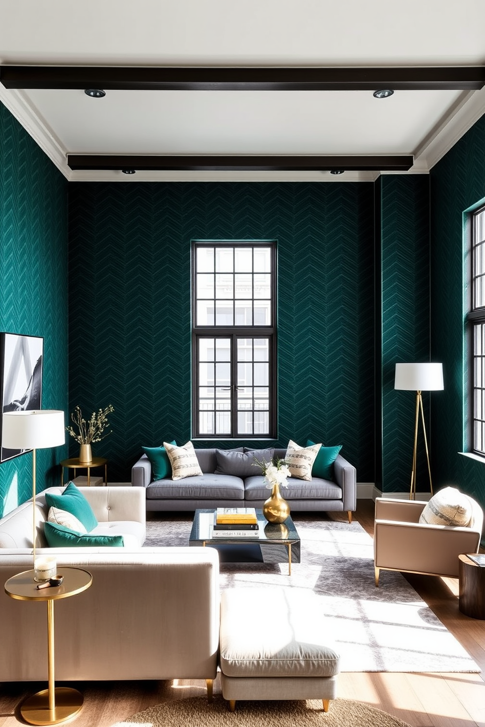 Emerald Wallpaper Decorating Ideas 18