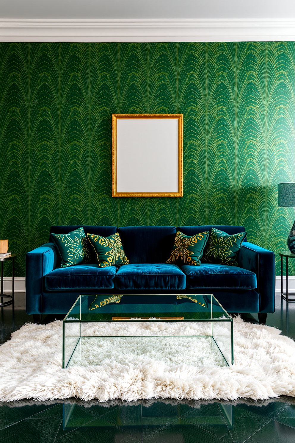 Emerald Wallpaper Decorating Ideas 25