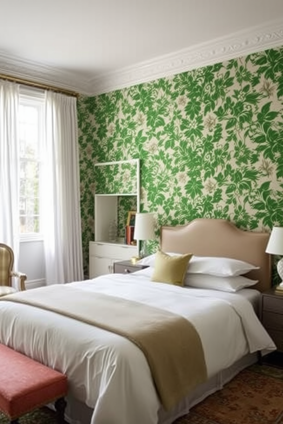 Emerald Wallpaper Decorating Ideas 3