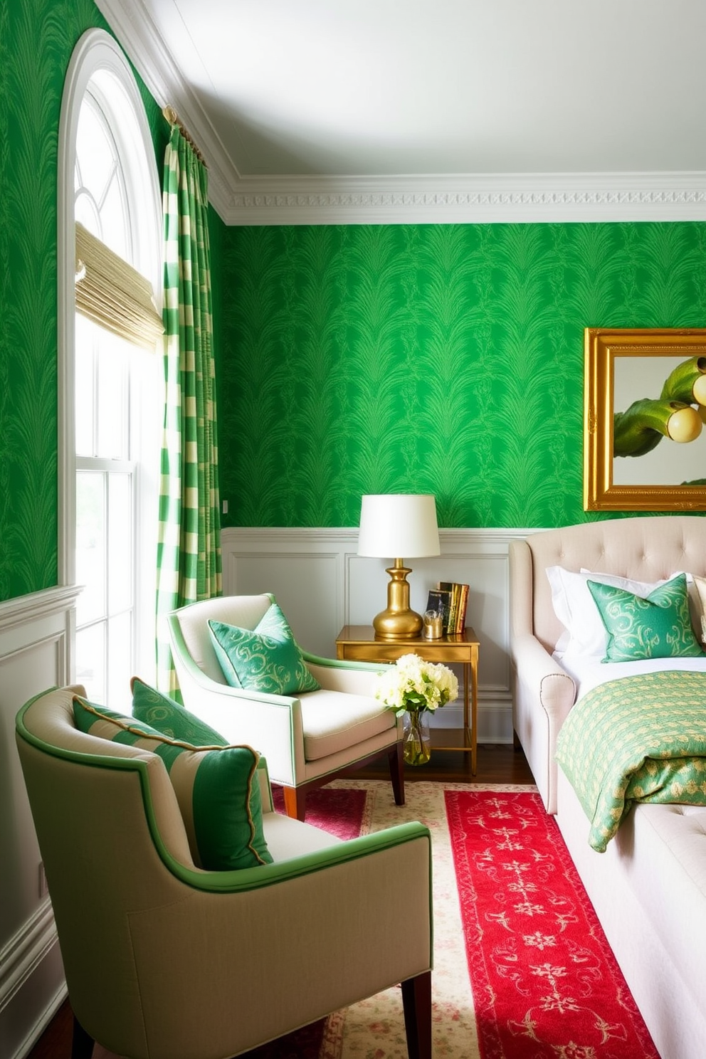 Emerald Wallpaper Decorating Ideas 30