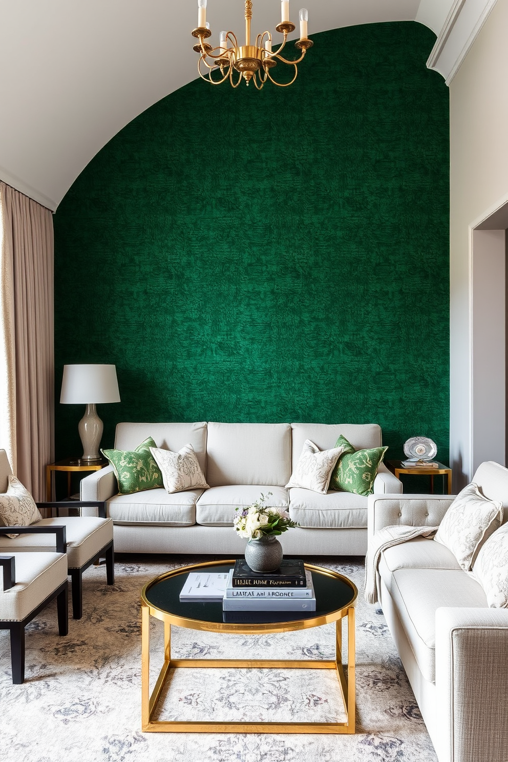 Emerald Wallpaper Decorating Ideas 7