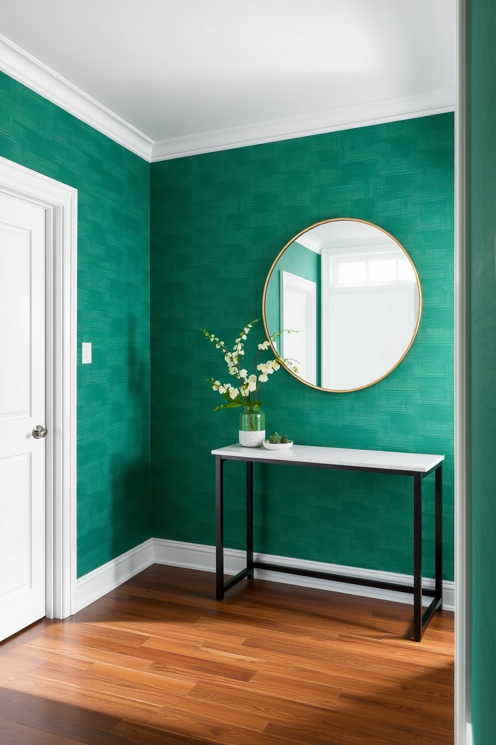 Emerald Wallpaper Decorating Ideas 9