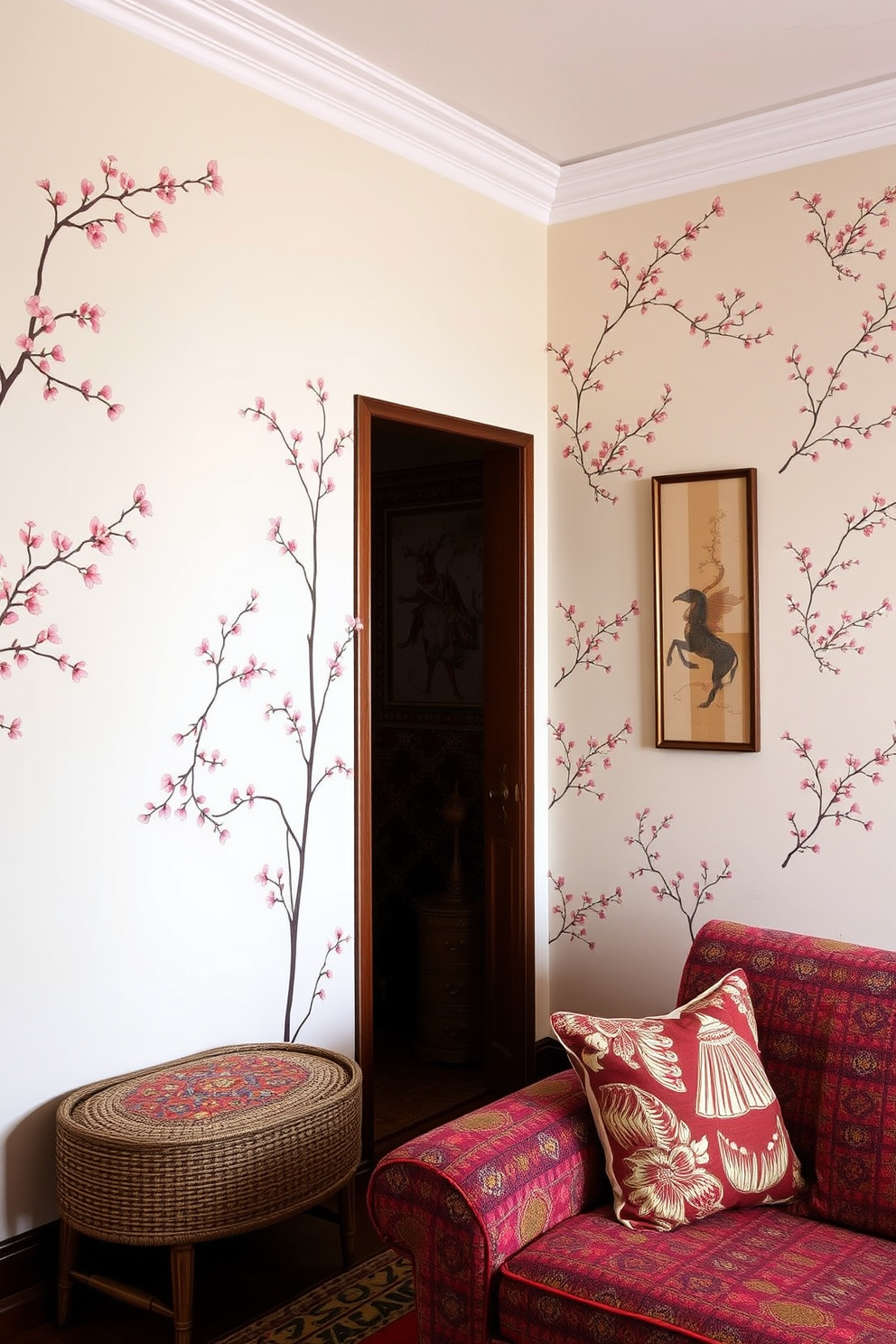 Ethnic Wallpaper Decorating Ideas 12