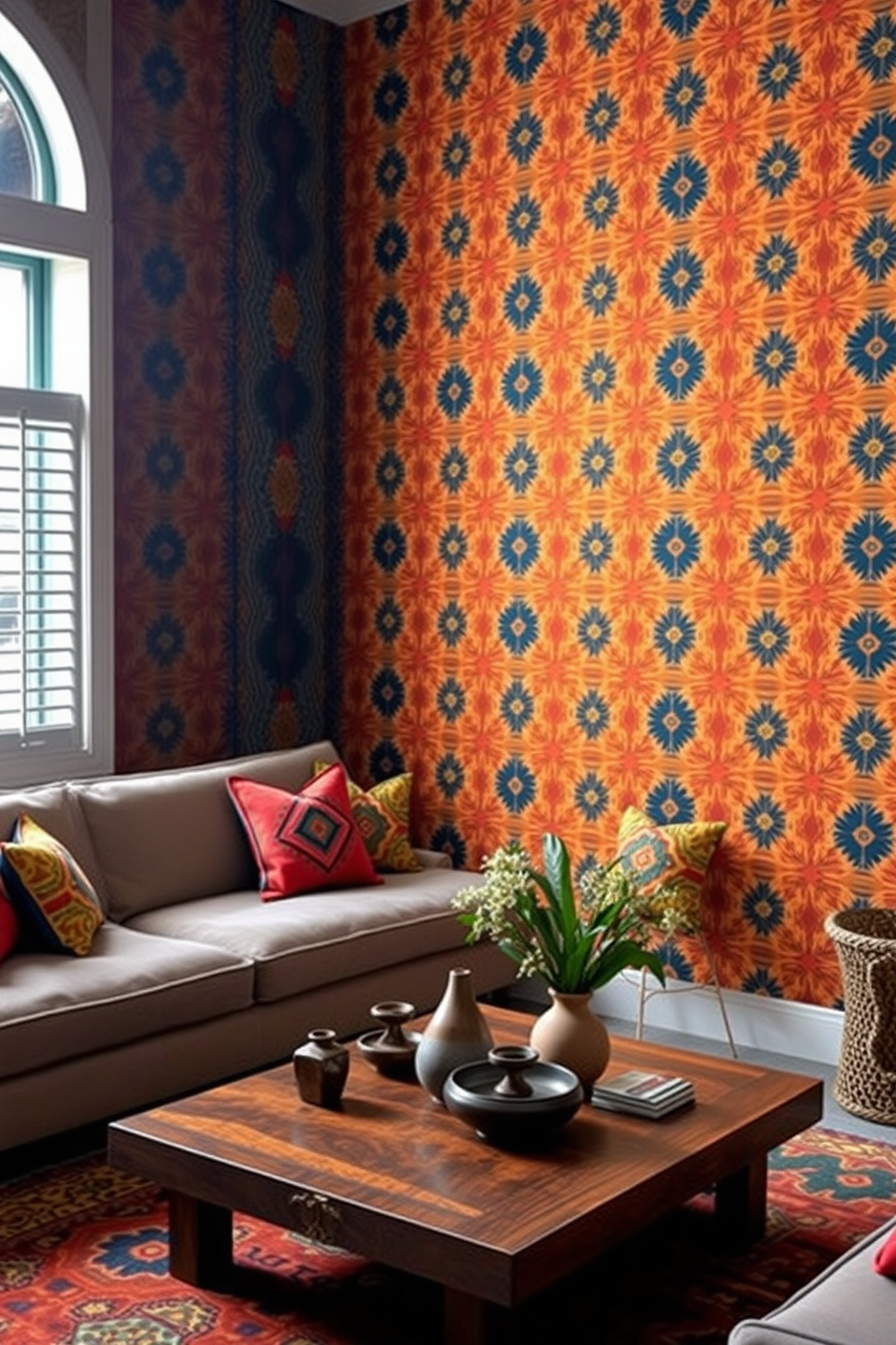 Ethnic Wallpaper Decorating Ideas 4