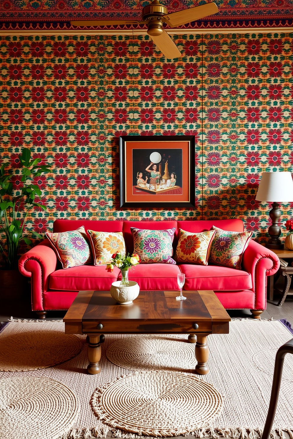 Ethnic Wallpaper Decorating Ideas 5