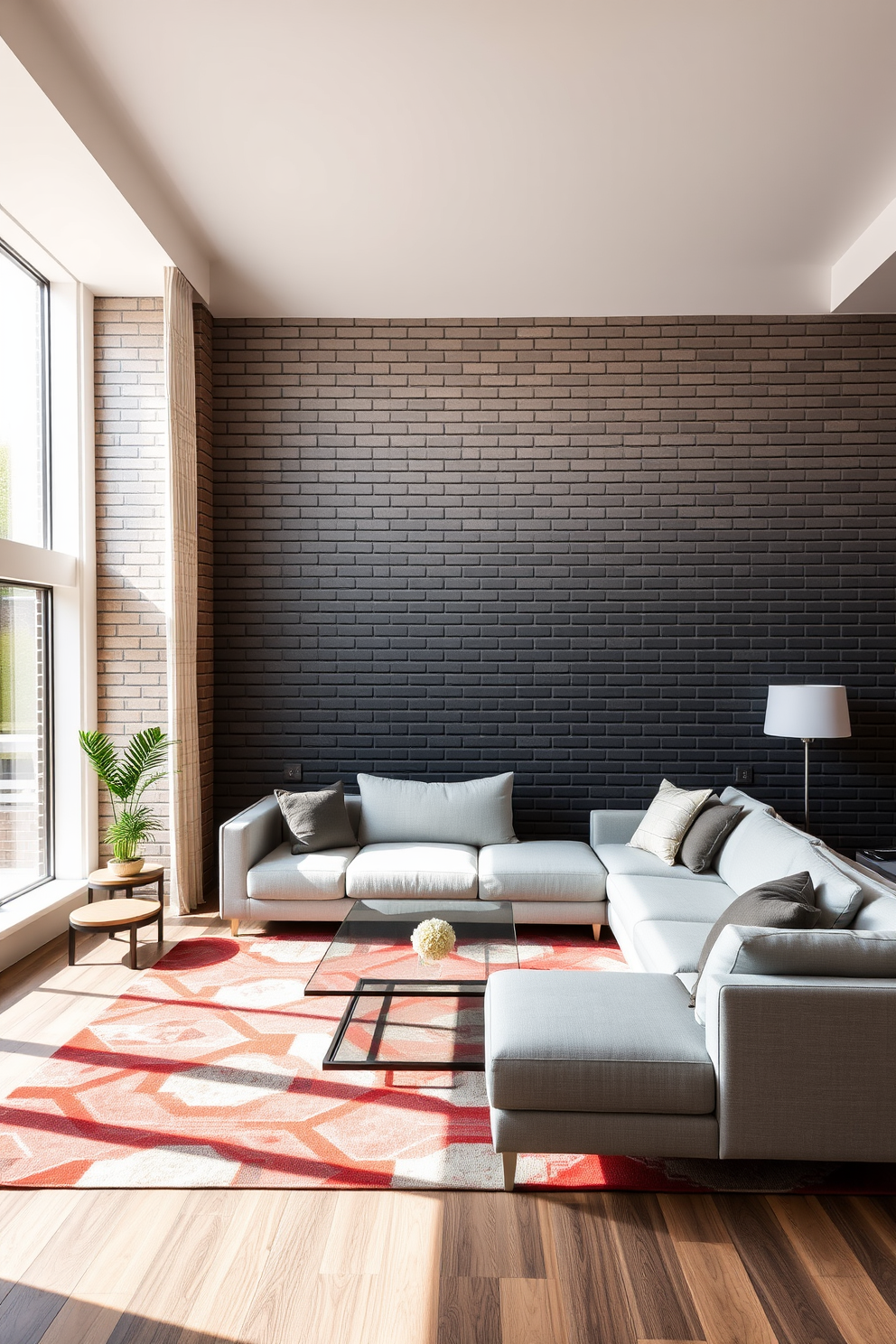 Faux Brick Wall Painting Ideas 11