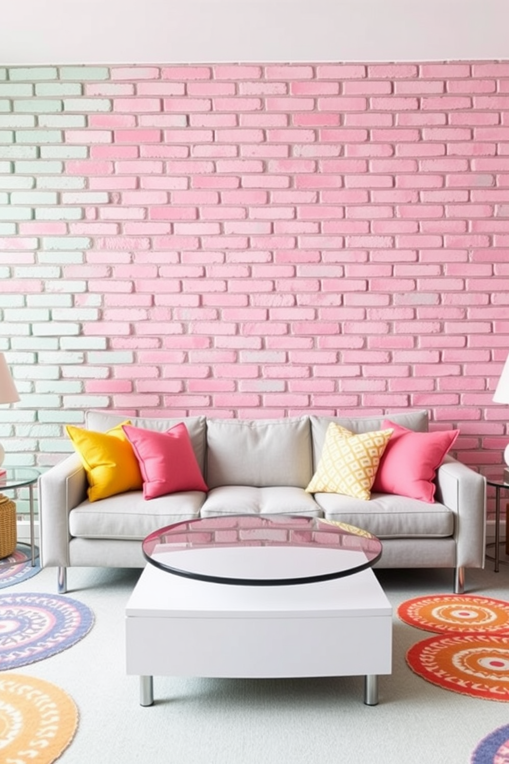 Faux Brick Wall Painting Ideas 22