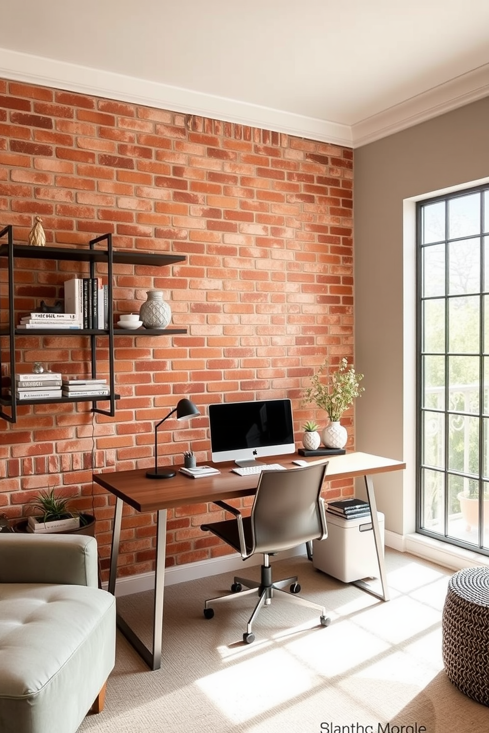 Faux Brick Wall Painting Ideas 25