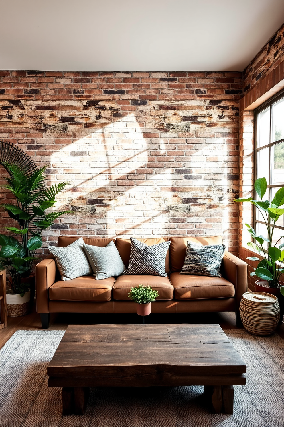 Faux Brick Wall Painting Ideas 28