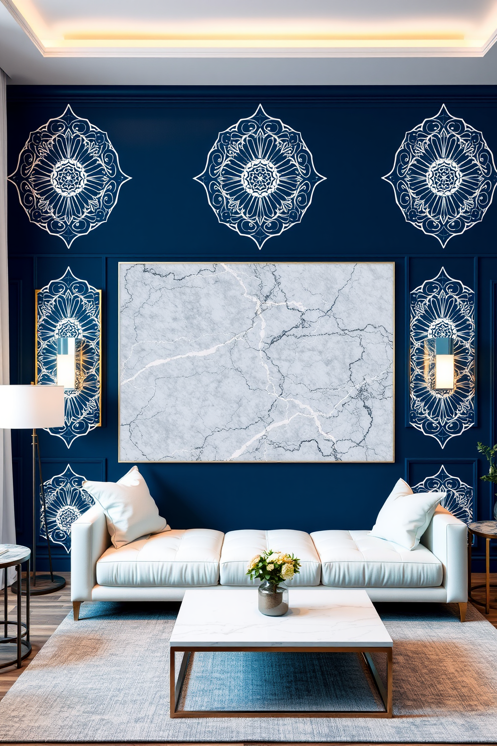 Faux Marble Wall Painting Ideas 13