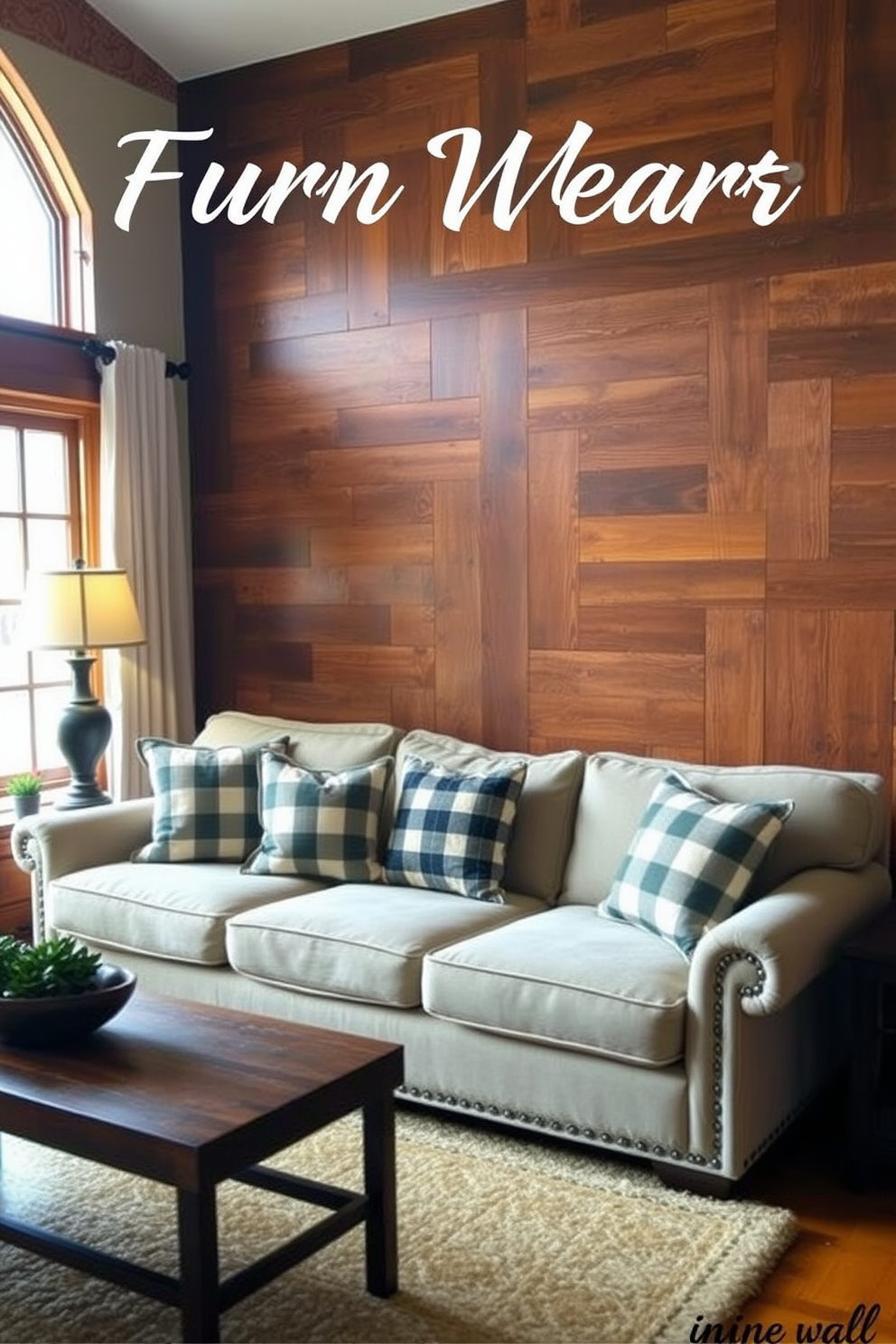 Faux Wood Grain Wall Painting Ideas 1