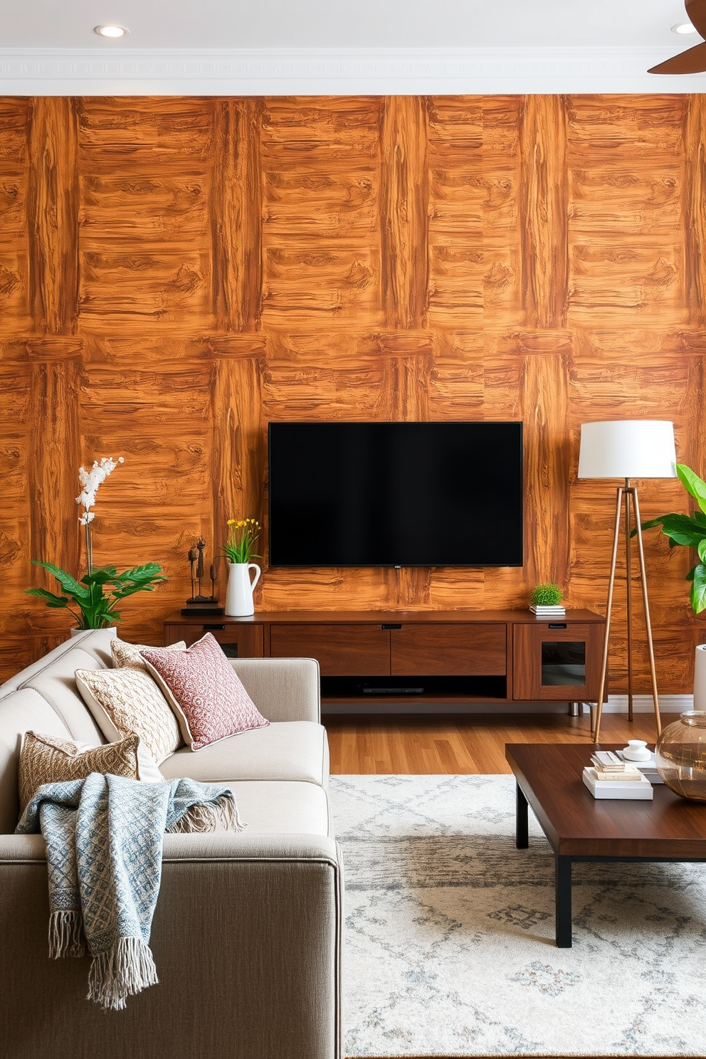 Faux Wood Grain Wall Painting Ideas 25