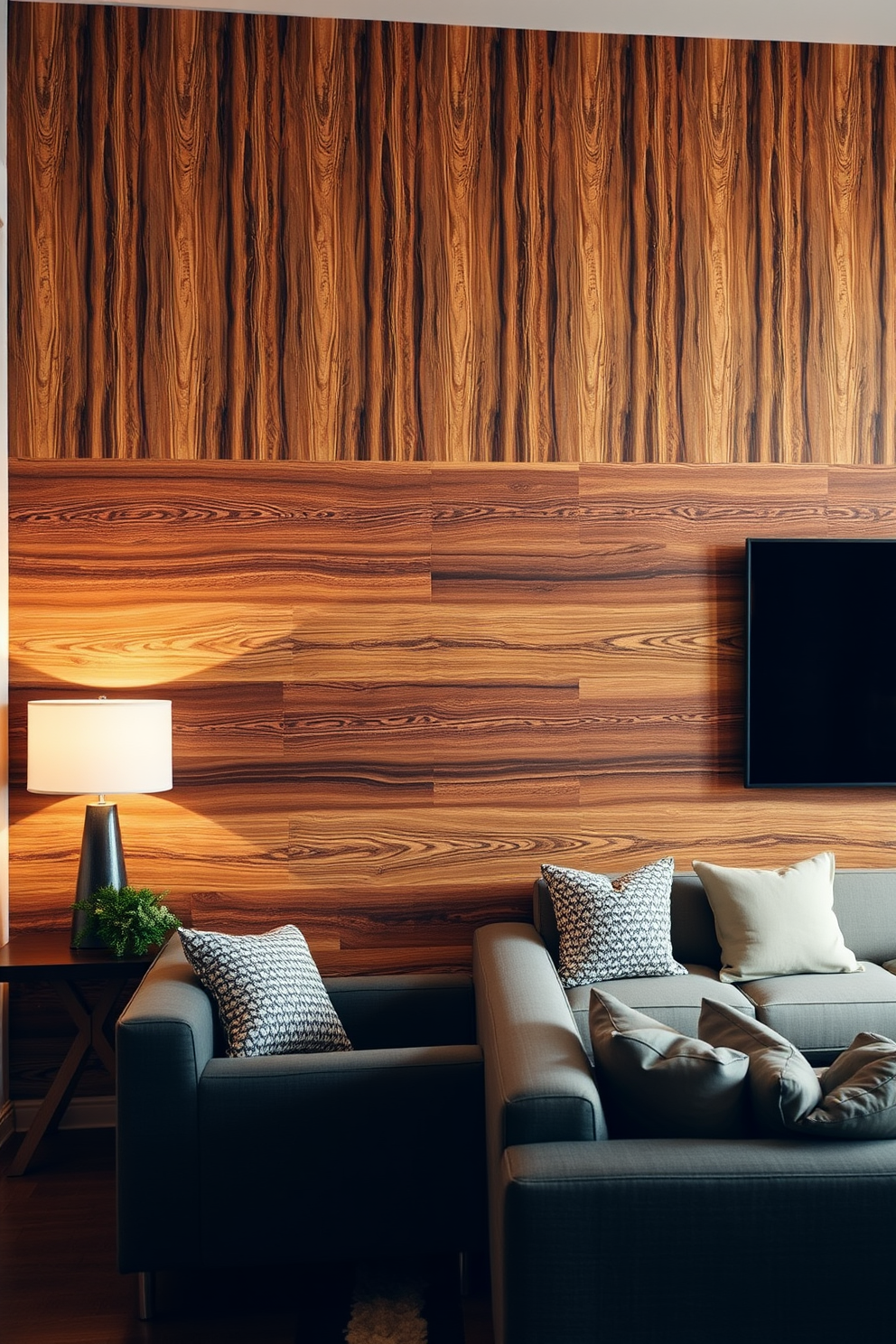 Faux Wood Grain Wall Painting Ideas 7