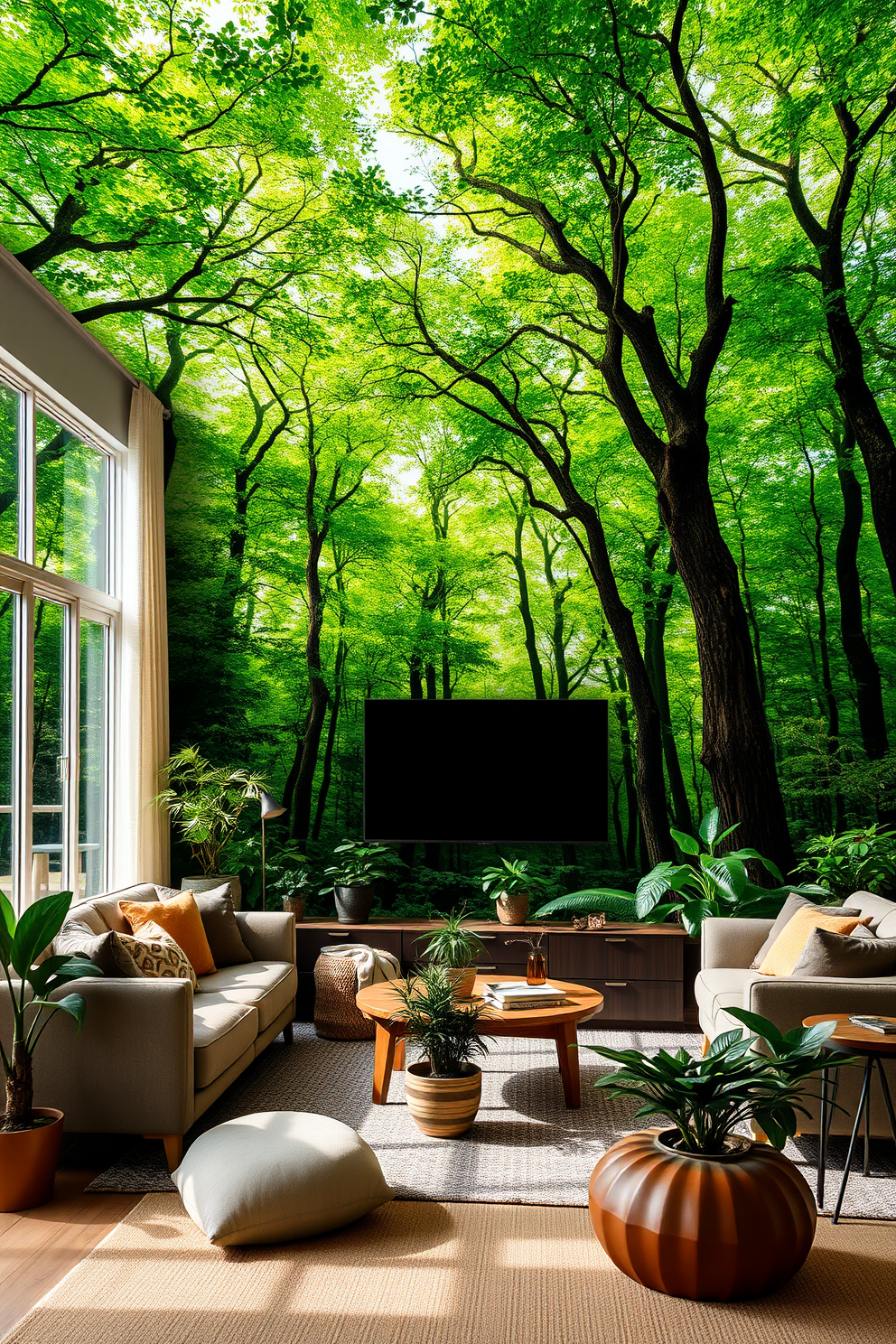 Forest Wallpaper Decorating Ideas 1