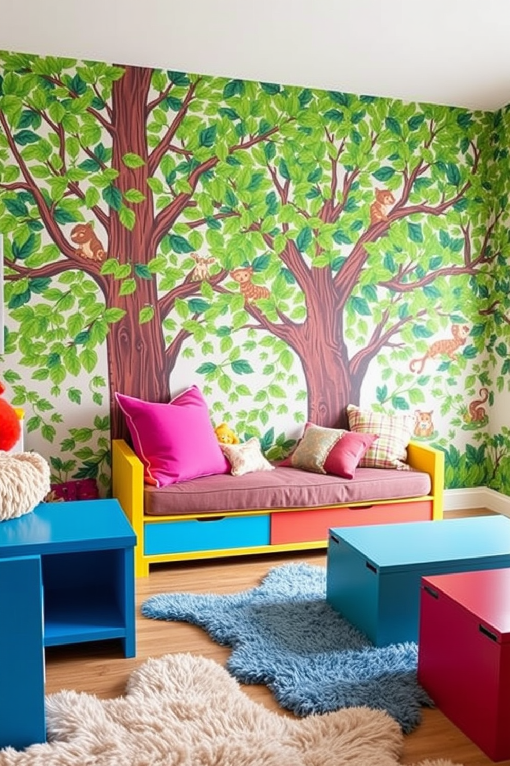 Forest Wallpaper Decorating Ideas 11