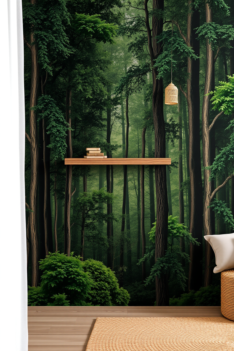 Forest Wallpaper Decorating Ideas 12