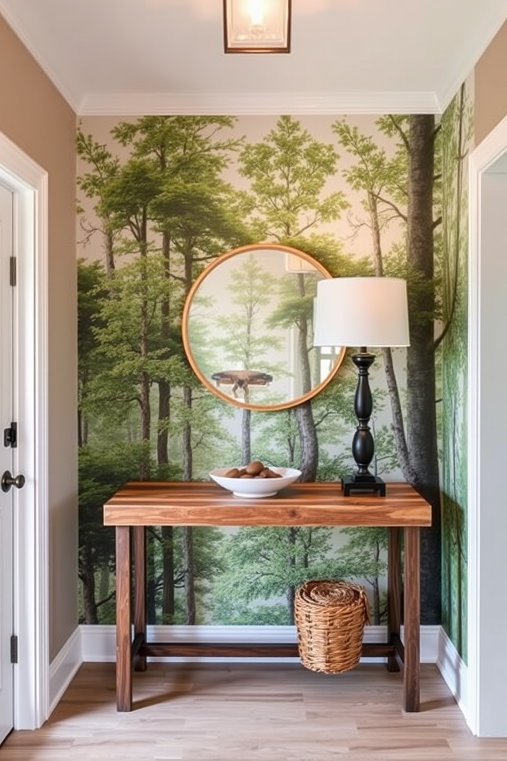 Forest Wallpaper Decorating Ideas 15