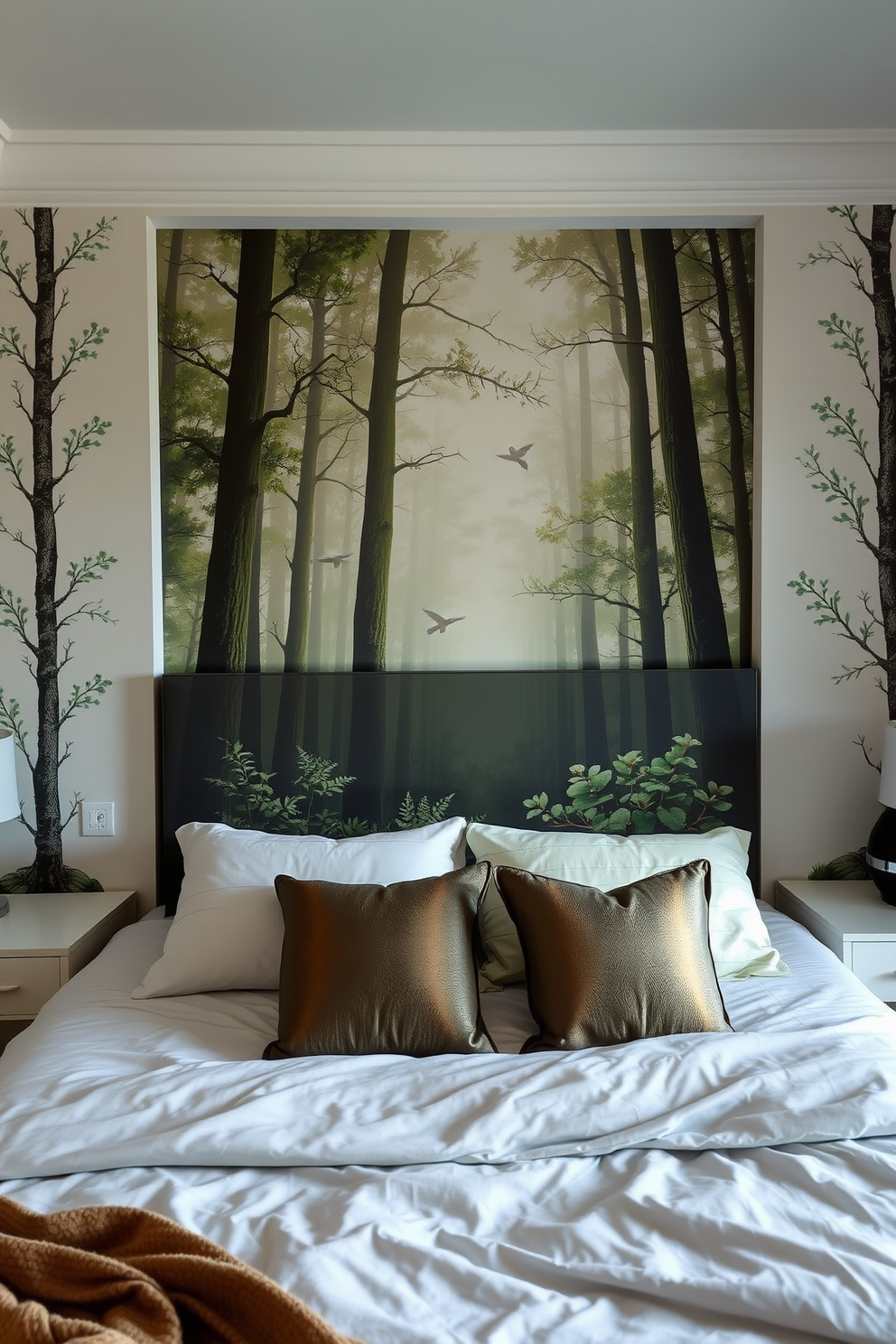 Forest Wallpaper Decorating Ideas 16