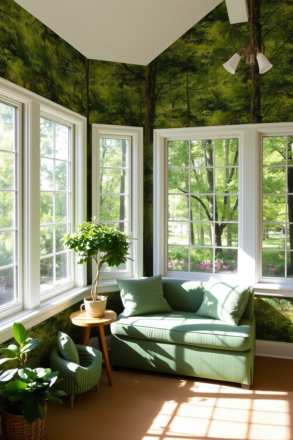 Forest Wallpaper Decorating Ideas 22