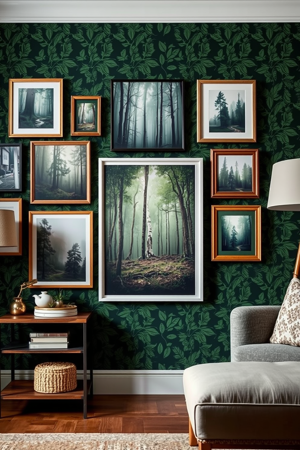 Forest Wallpaper Decorating Ideas 23