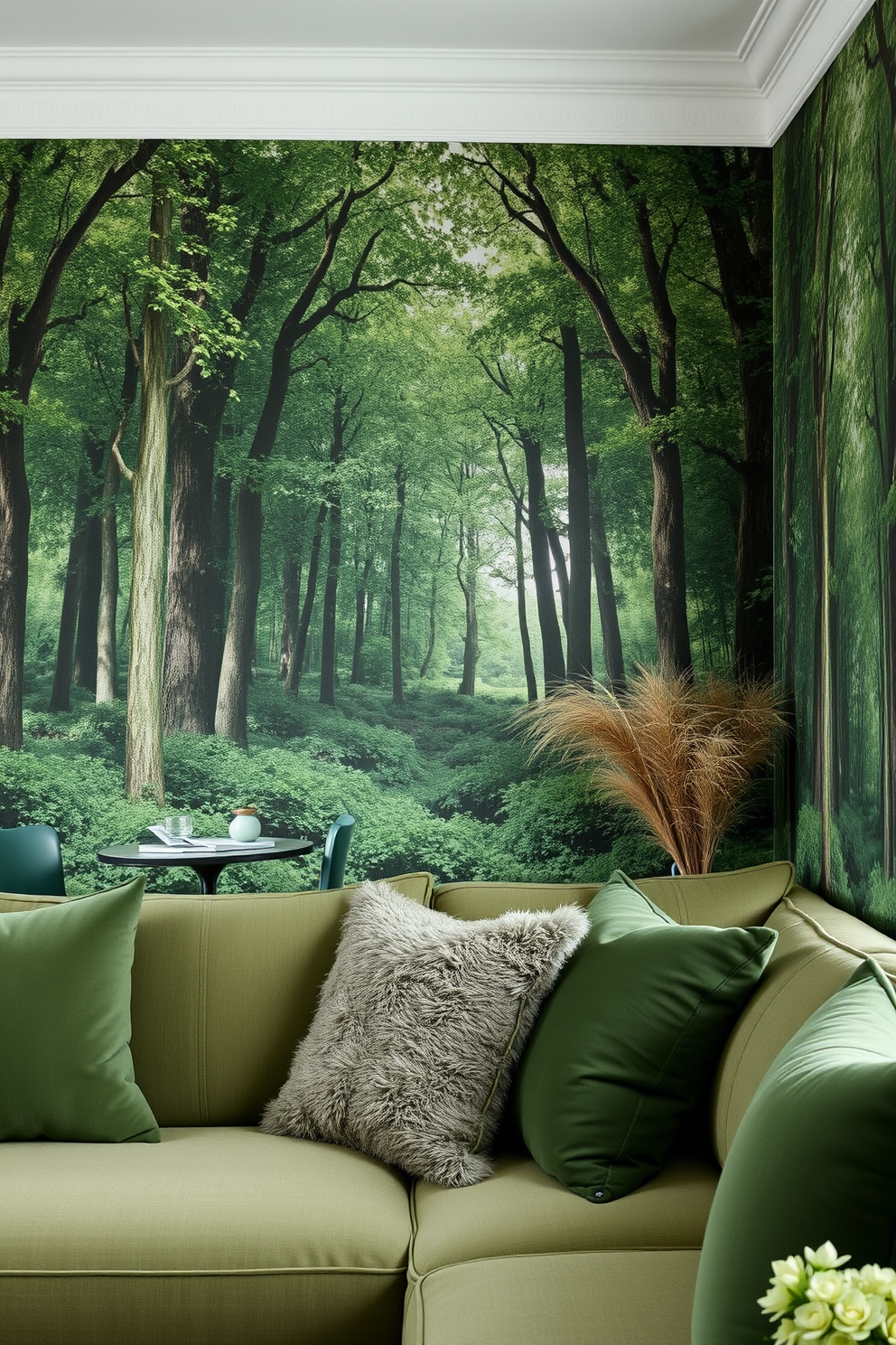 Forest Wallpaper Decorating Ideas 27