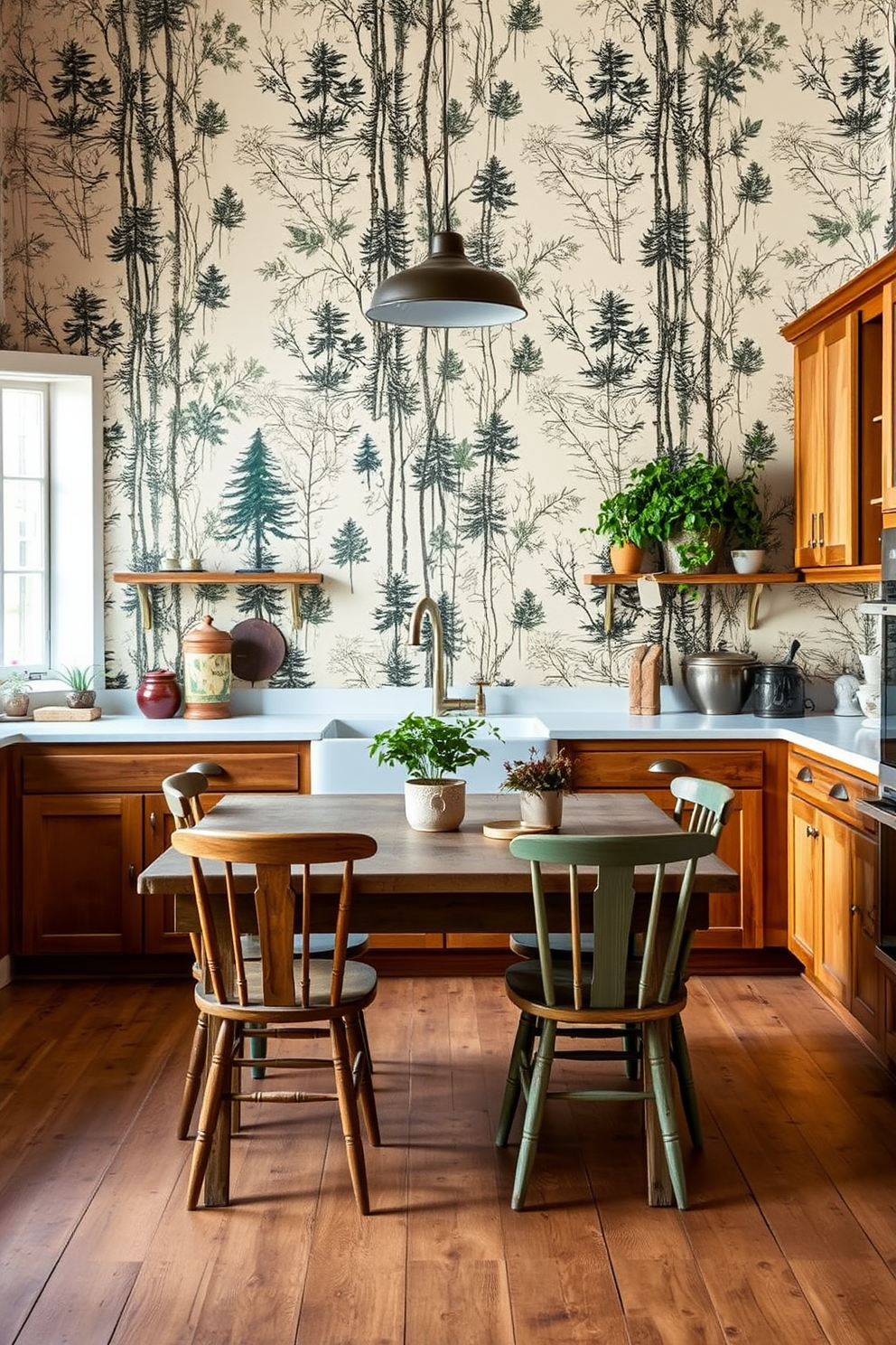 Forest Wallpaper Decorating Ideas 7