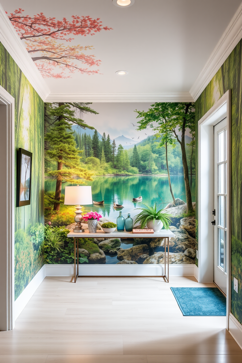 Foyer Wall Painting Ideas 4