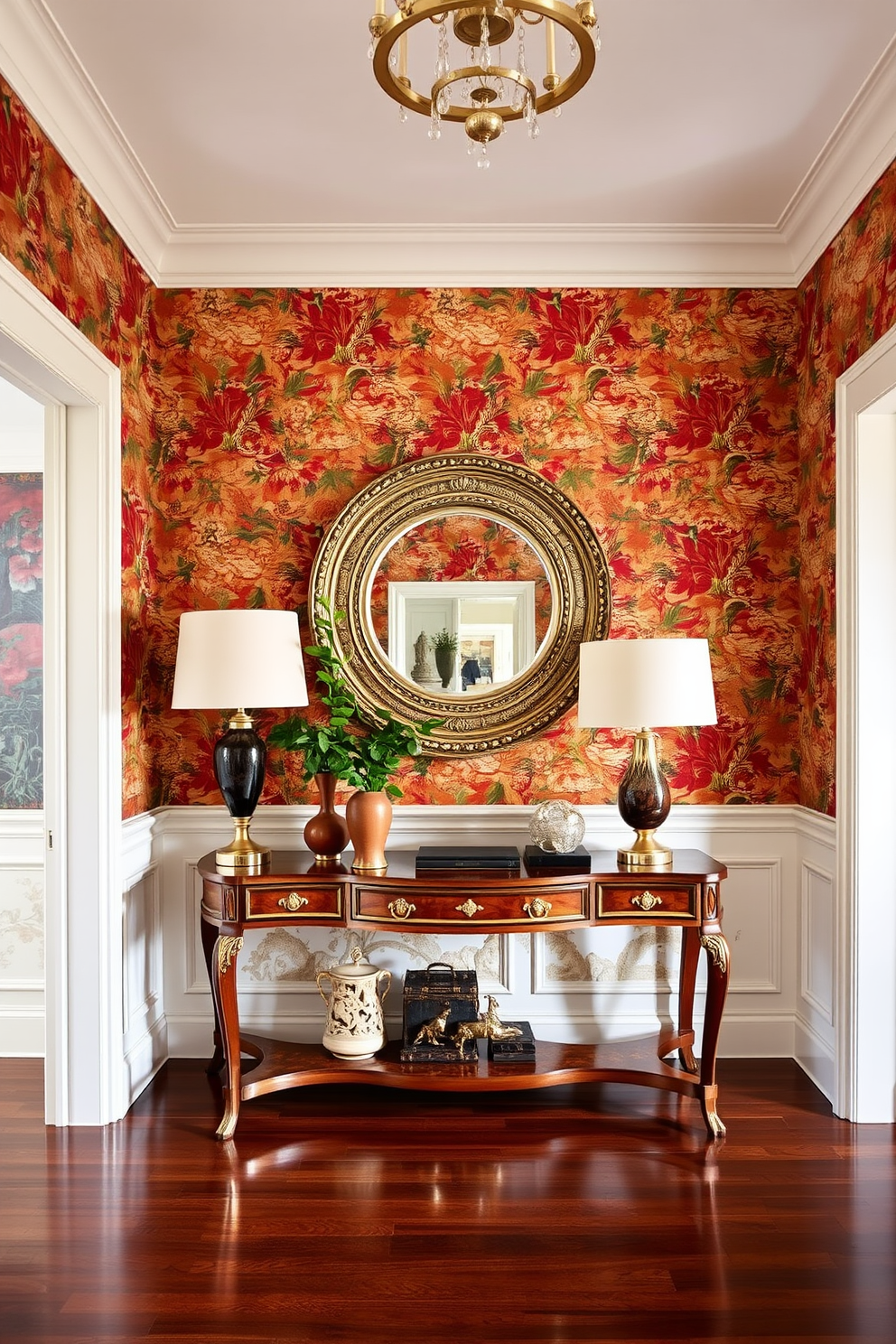 Foyer Wallpaper Decorating Ideas 15