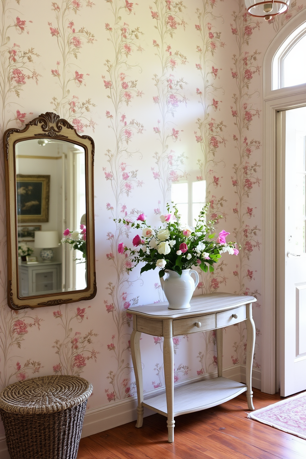 Foyer Wallpaper Decorating Ideas 25