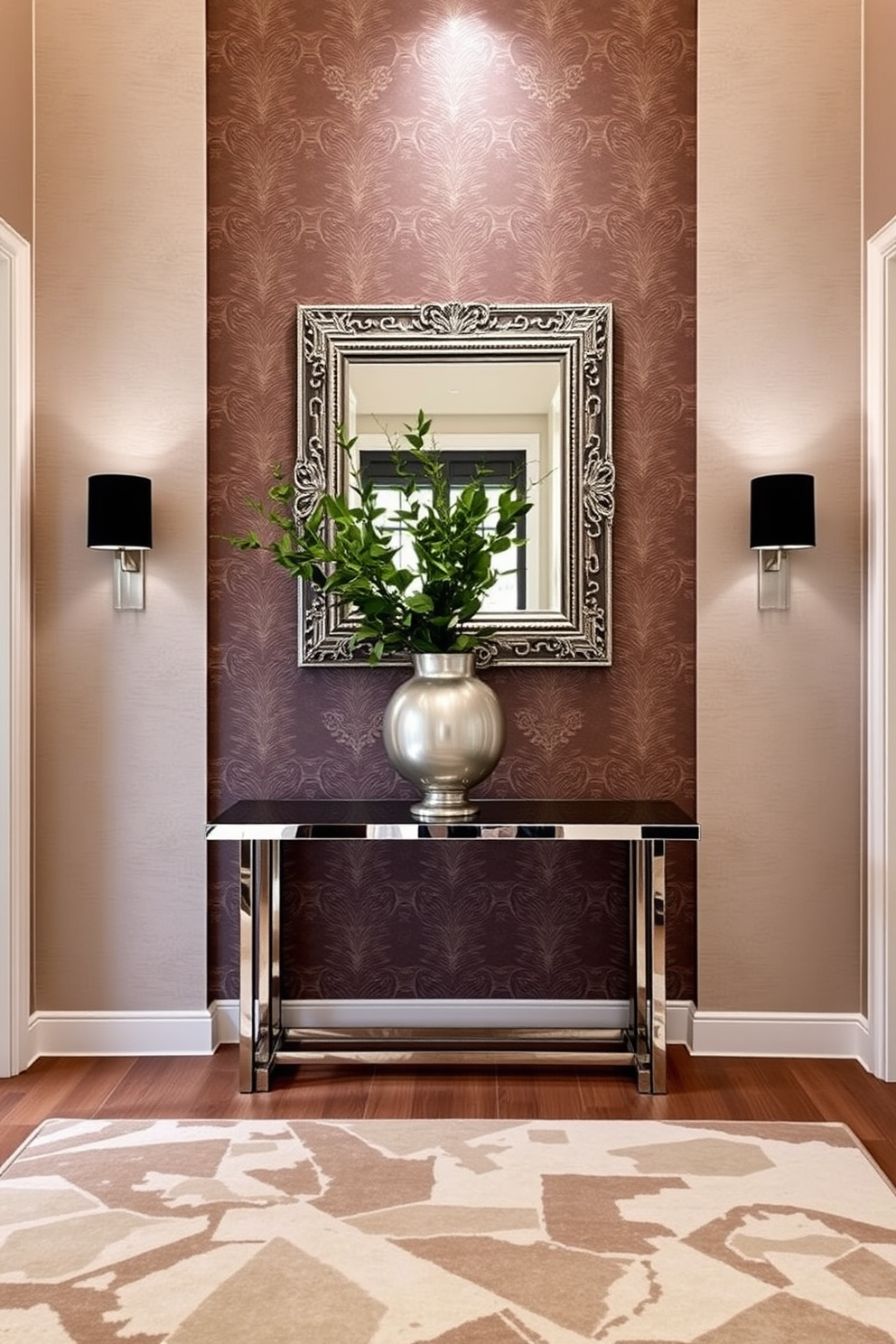 Foyer Wallpaper Decorating Ideas 8