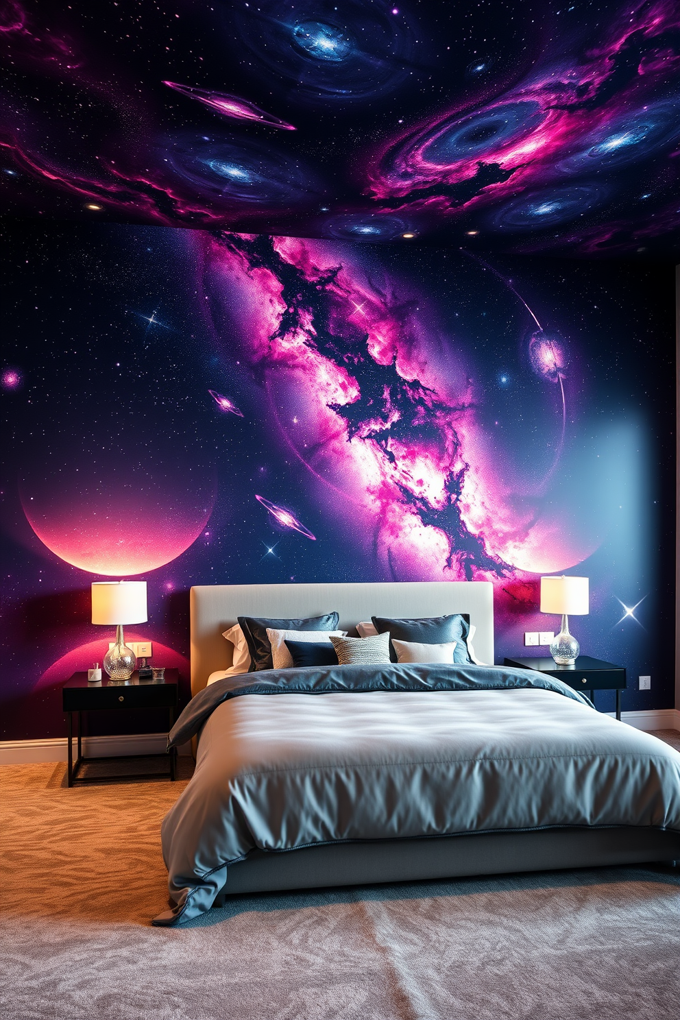 Galaxy Wallpaper Decorating Ideas 17