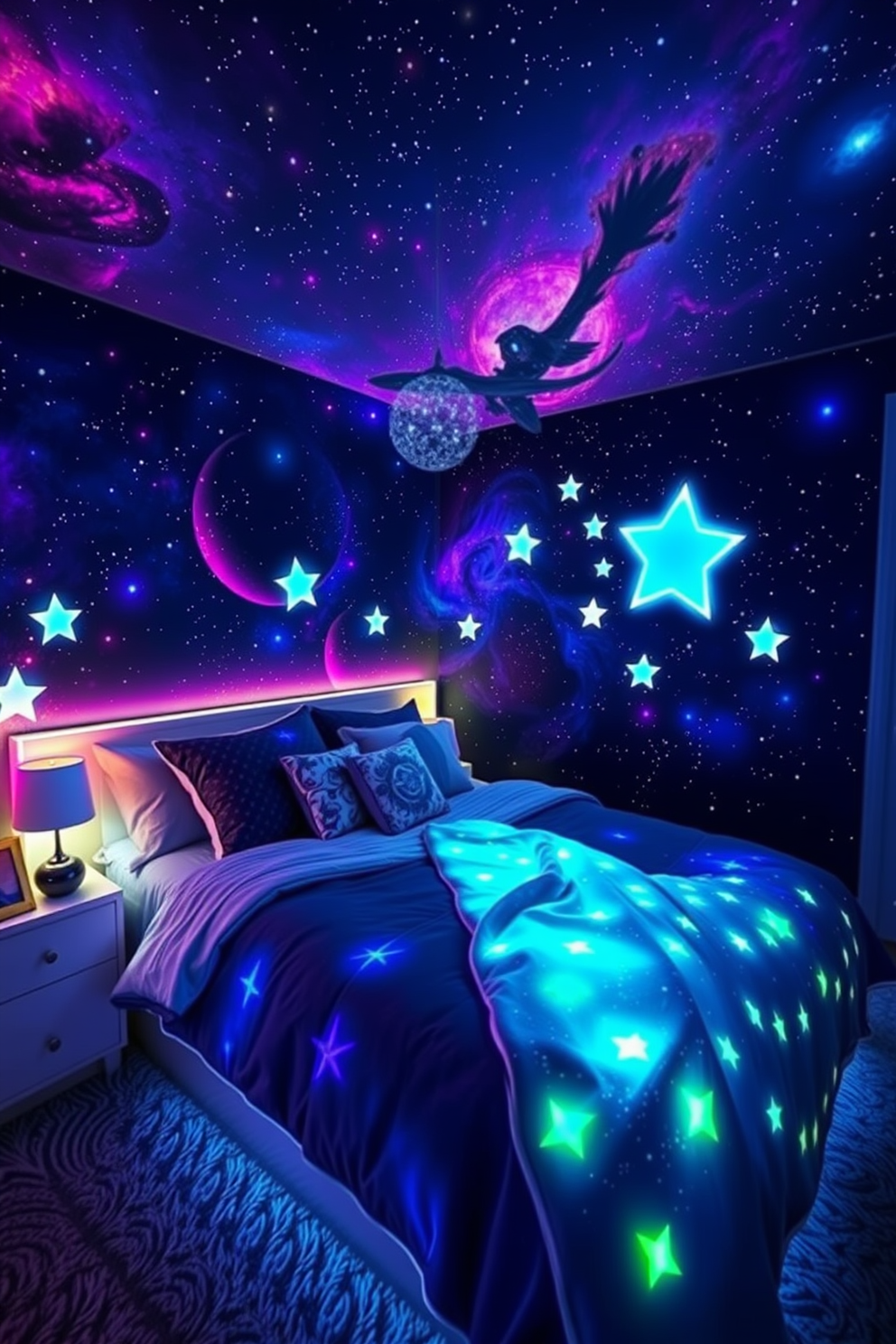 Galaxy Wallpaper Decorating Ideas 9