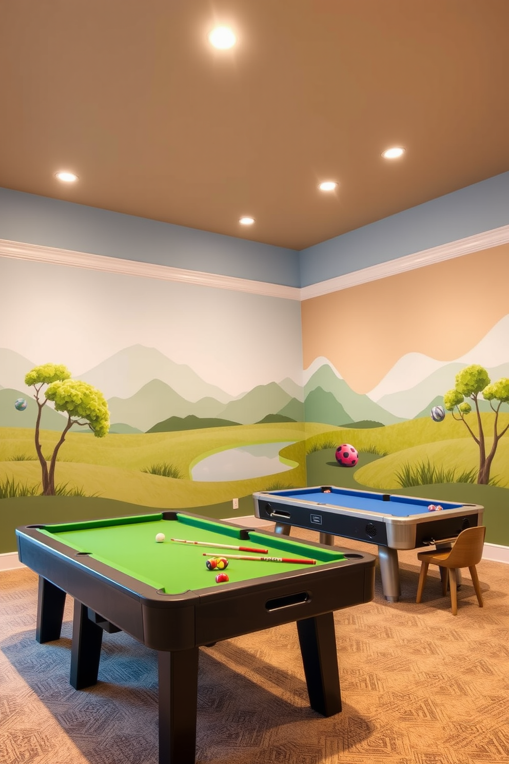 Game Room Wall Painting Ideas 10