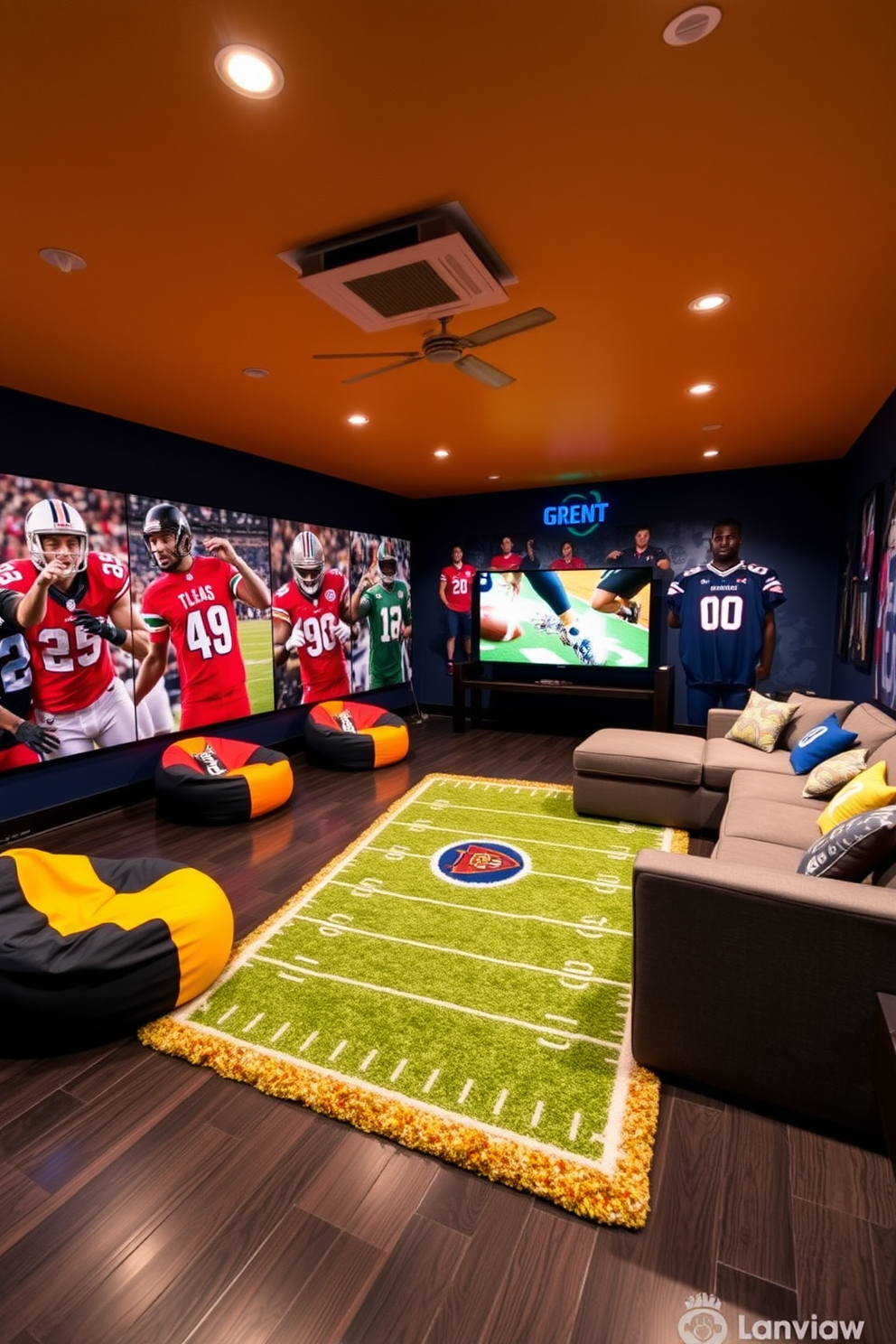 Game Room Wall Painting Ideas 15