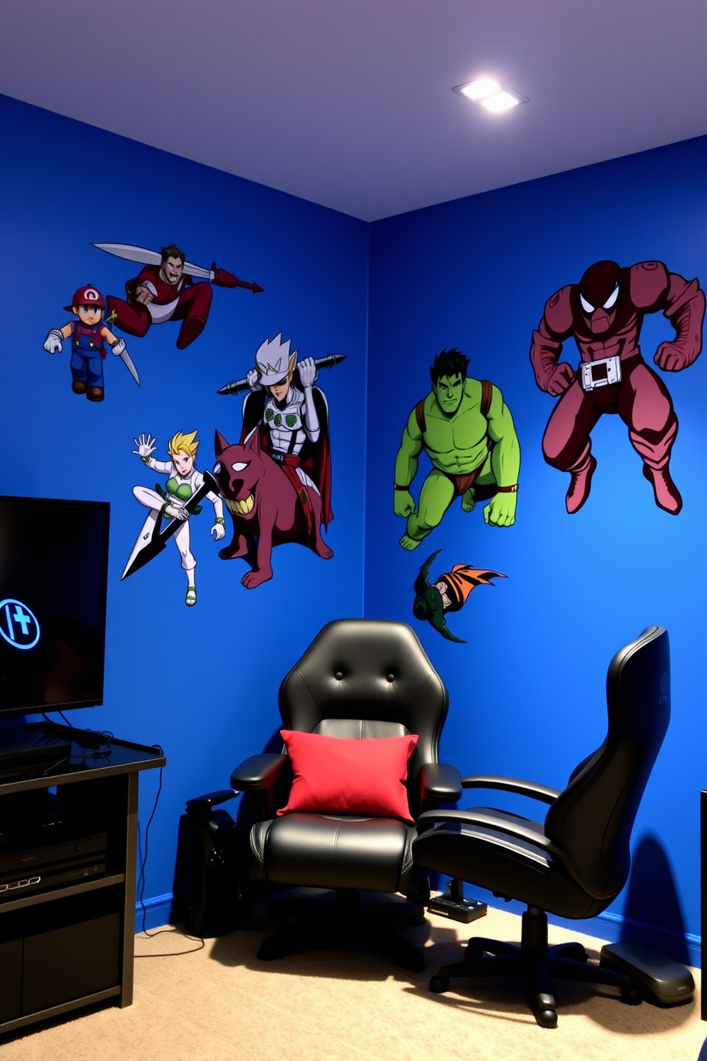 Game Room Wall Painting Ideas 18