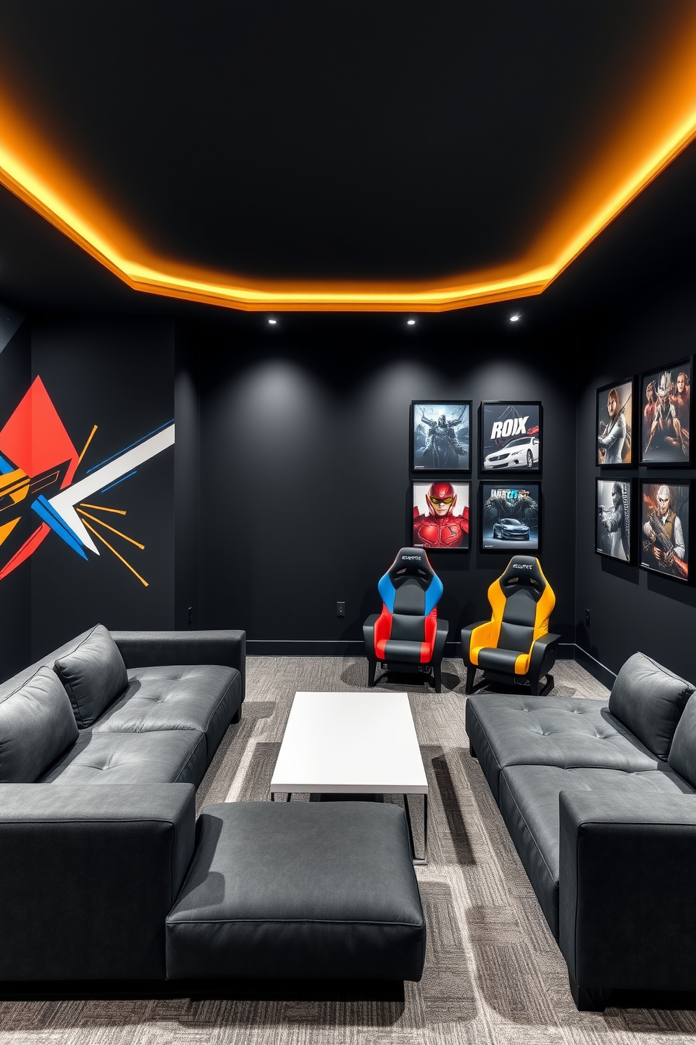 Game Room Wall Painting Ideas 2