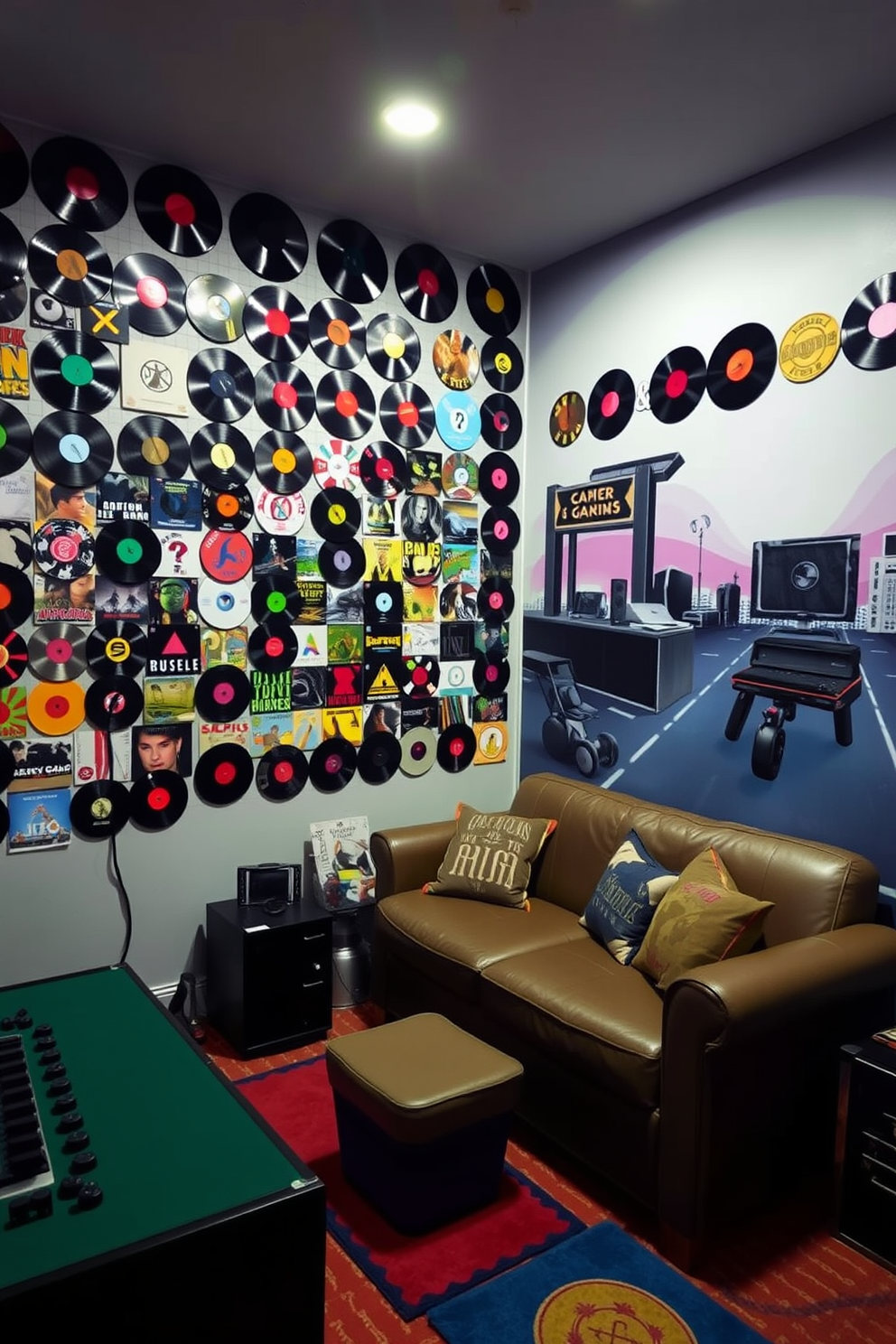 Game Room Wall Painting Ideas 23