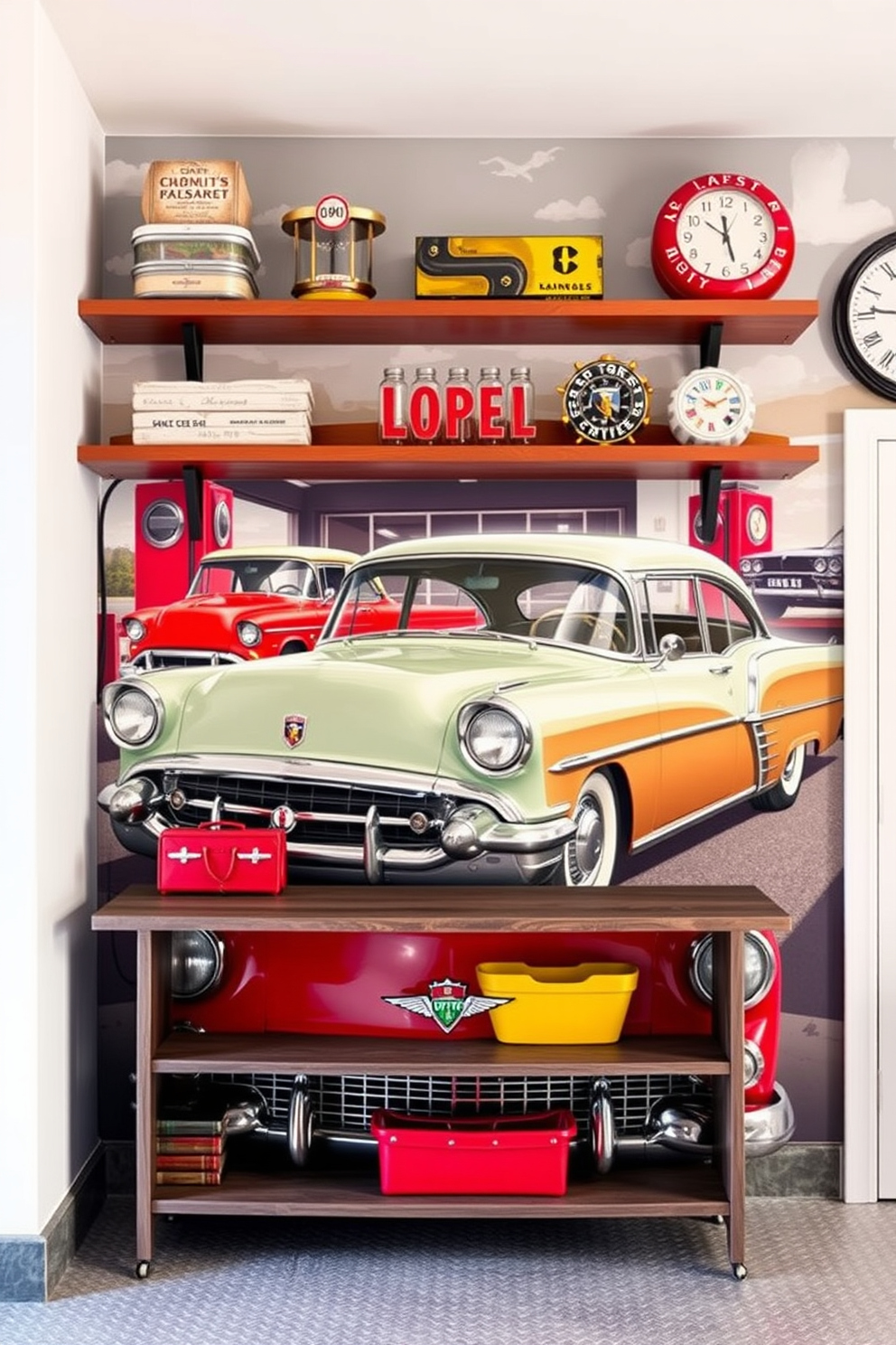 Garage Wallpaper Decorating Ideas 1