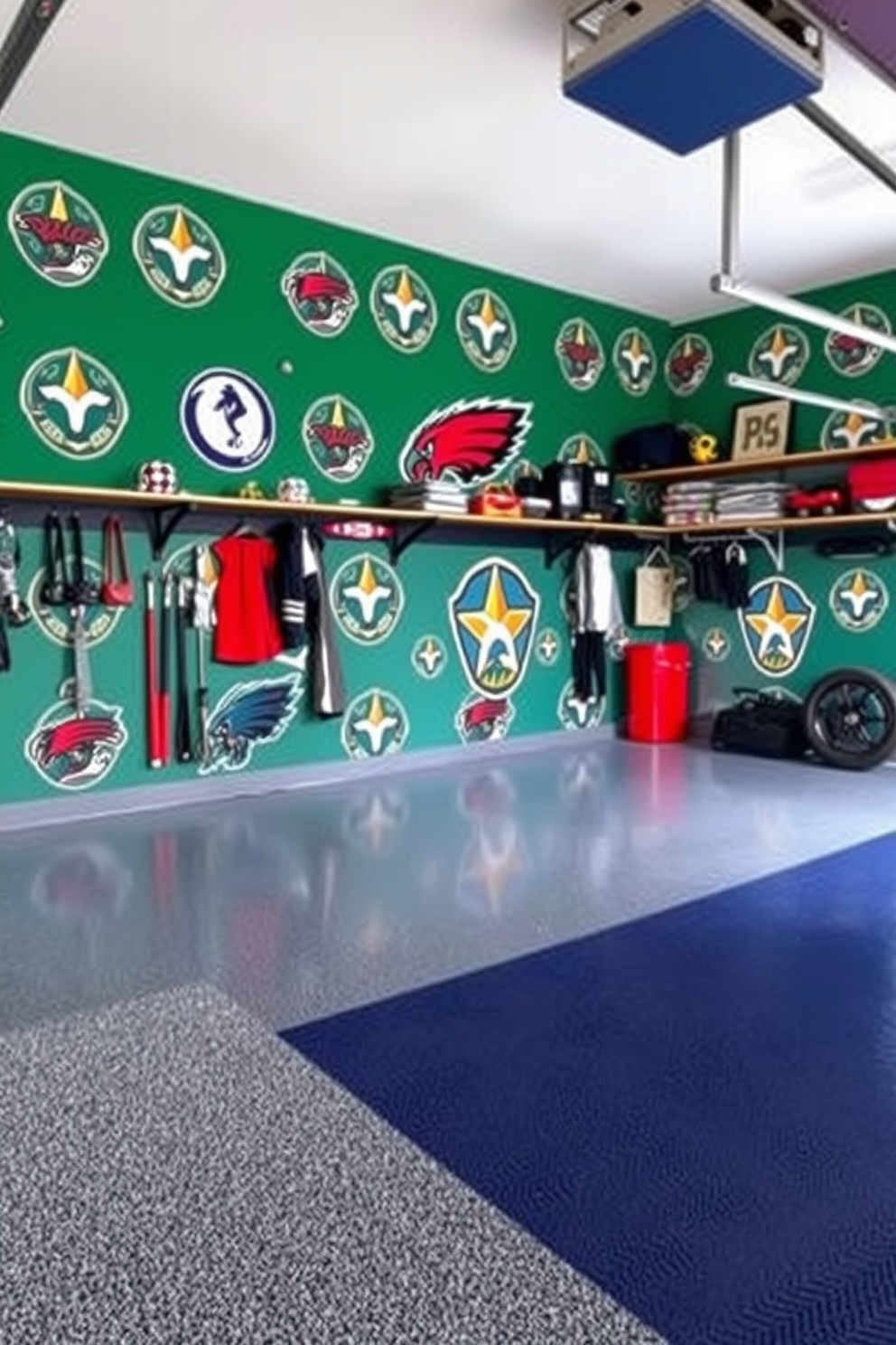 Garage Wallpaper Decorating Ideas 12