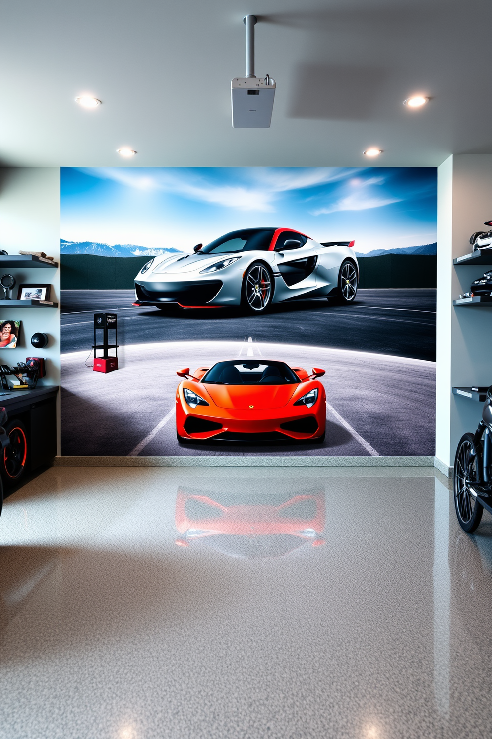 Garage Wallpaper Decorating Ideas 7