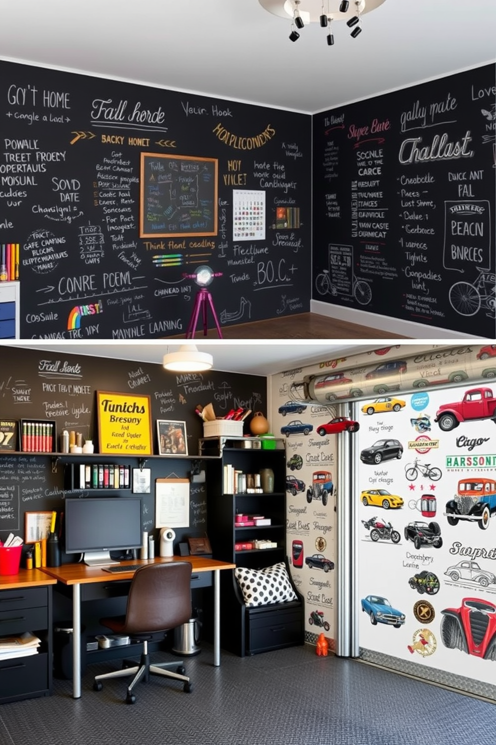 Garage Wallpaper Decorating Ideas 9