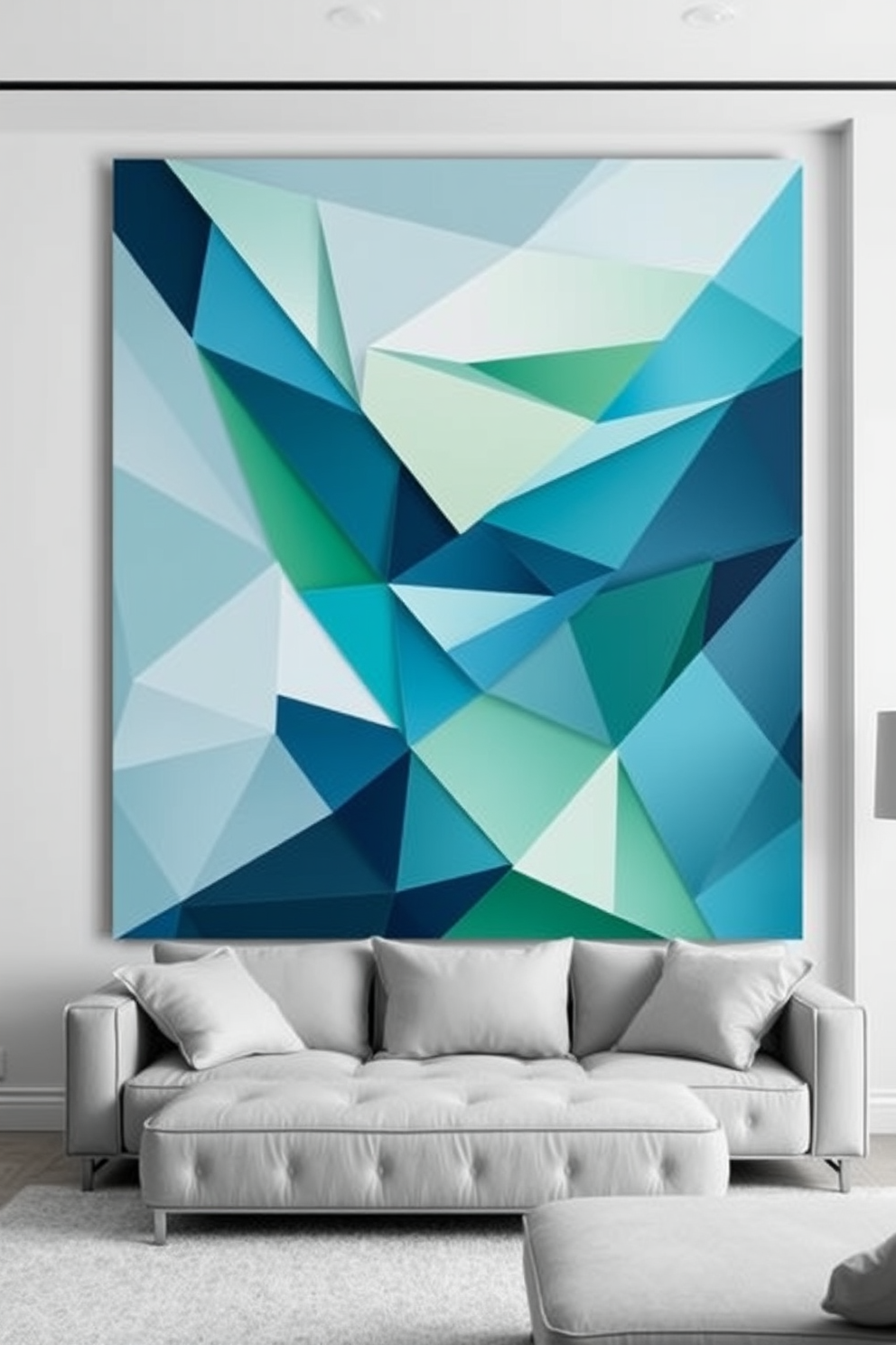 Geometric Wall Painting Ideas 12