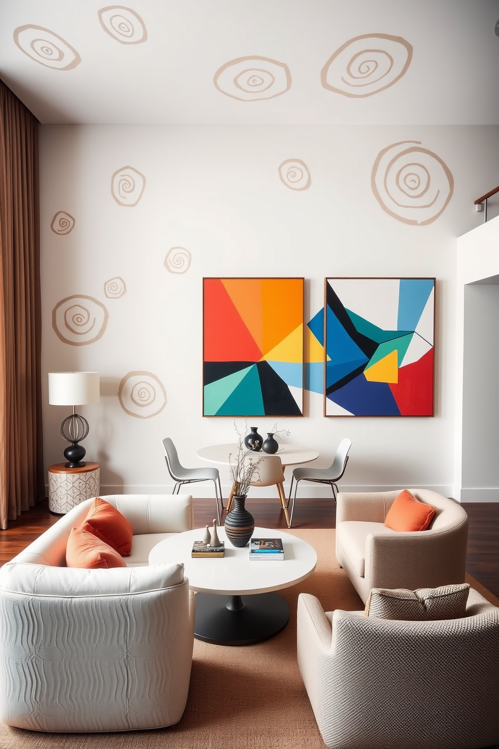 Geometric Wall Painting Ideas 15