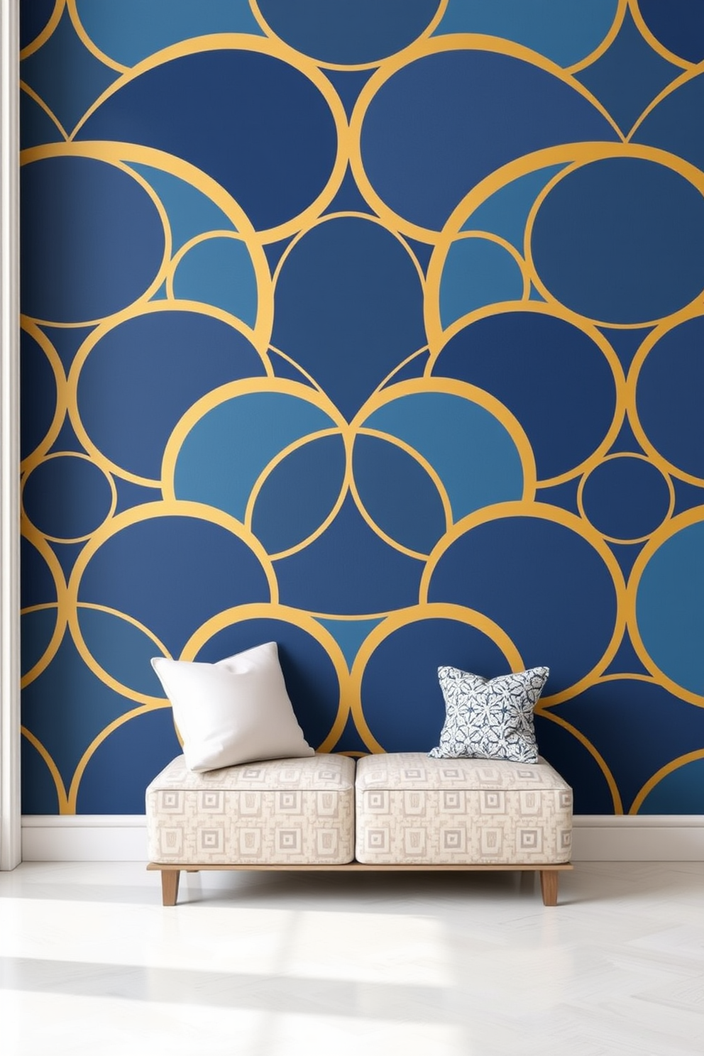 Geometric Wall Painting Ideas 16