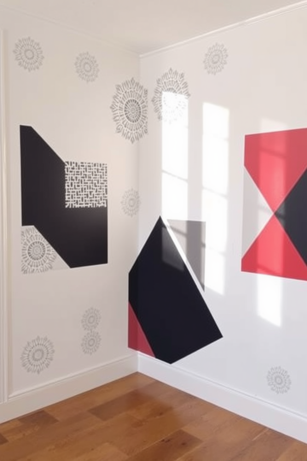 Geometric Wall Painting Ideas 18