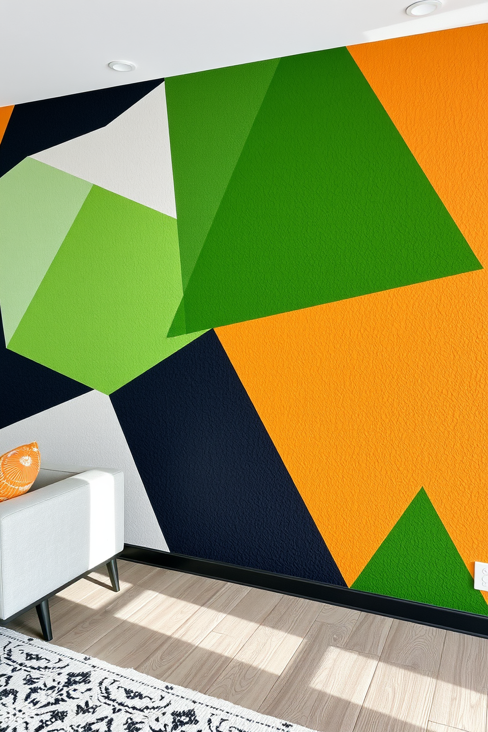 Geometric Wall Painting Ideas 24