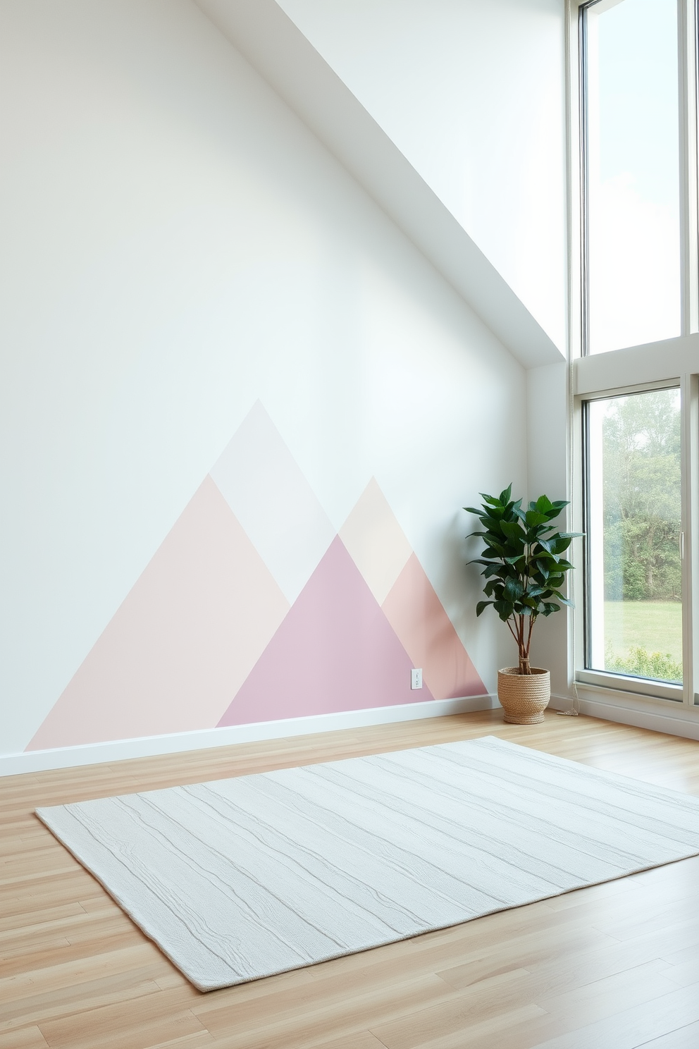 Geometric Wall Painting Ideas 27