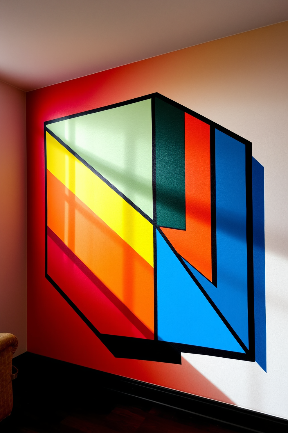 Geometric Wall Painting Ideas 4