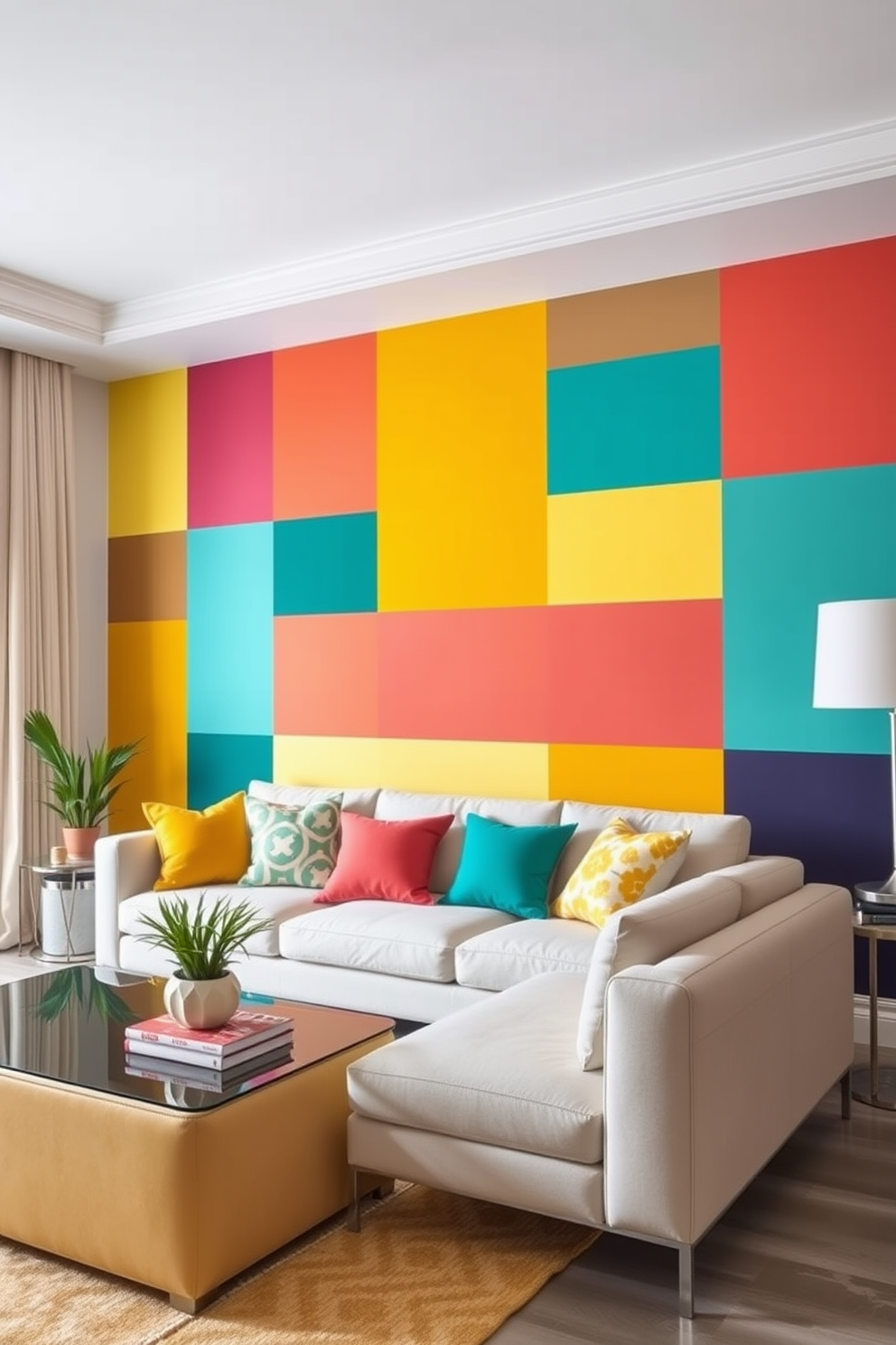 Geometric Wall Painting Ideas 9