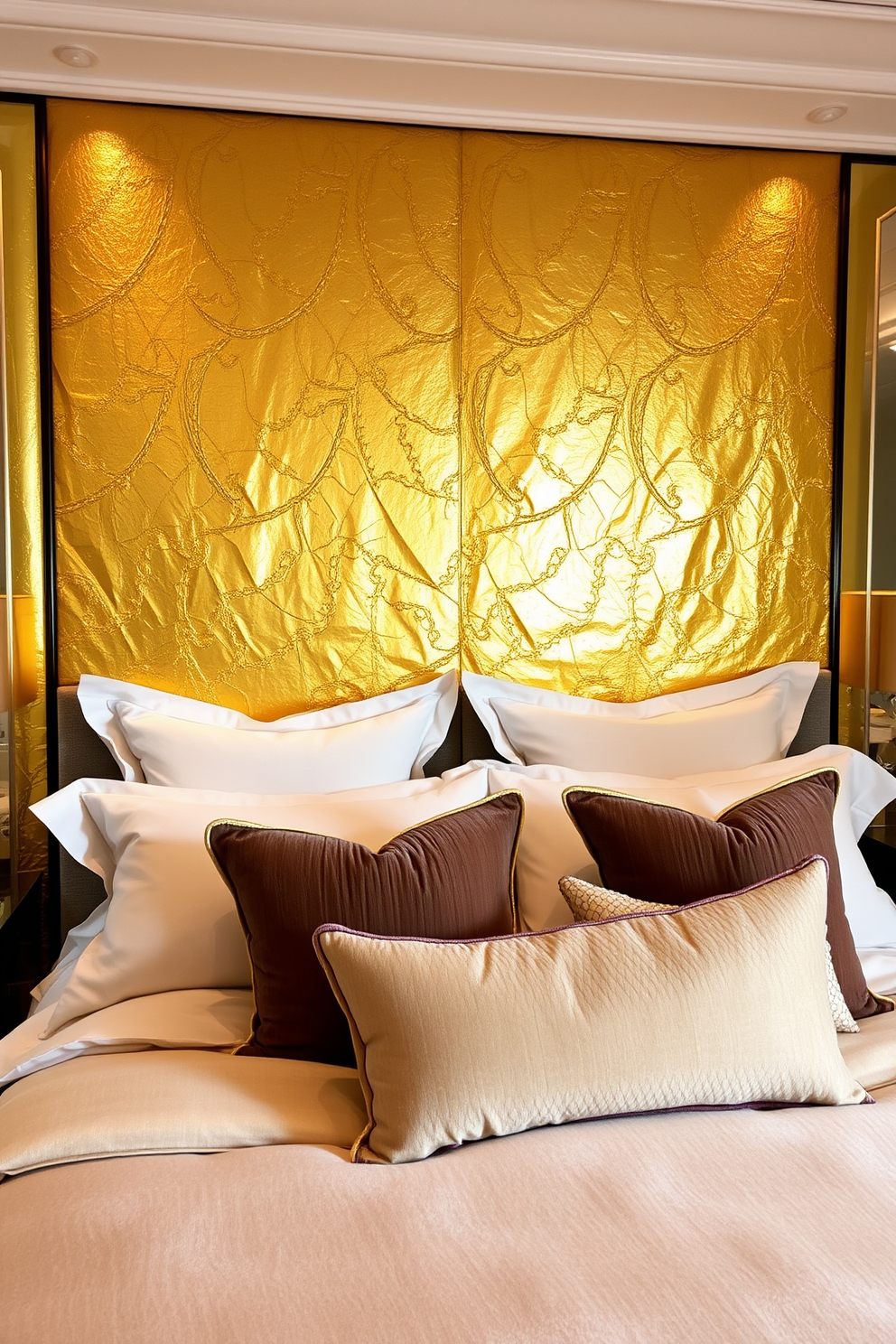 Gold Leaf Wall Painting Ideas 3